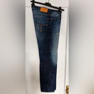 DSQUARED Dark Blue Straight Jeans